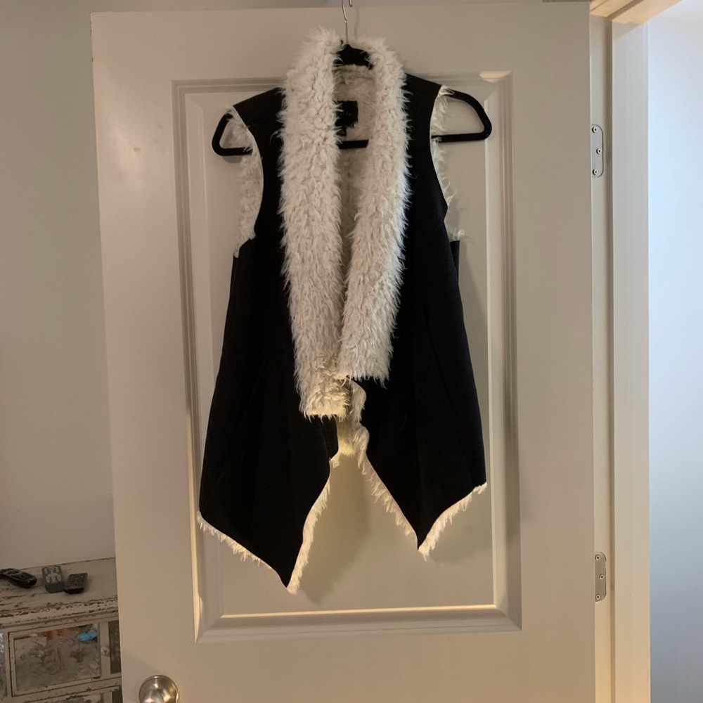 Faux fur vest - Anthropologie